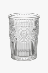 Verres relief tournesol style retro pour boissons froides