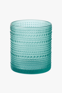 Verres retro relief pied haut multifonction set