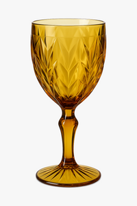 Verres à vin sculptés en cristal style élégant