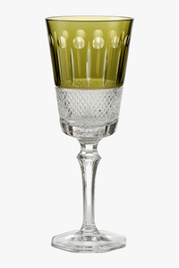 Verres à vin style antique gravés faits main