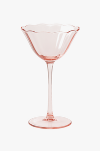 Verres à vin vintage fleur style cristal cocktail