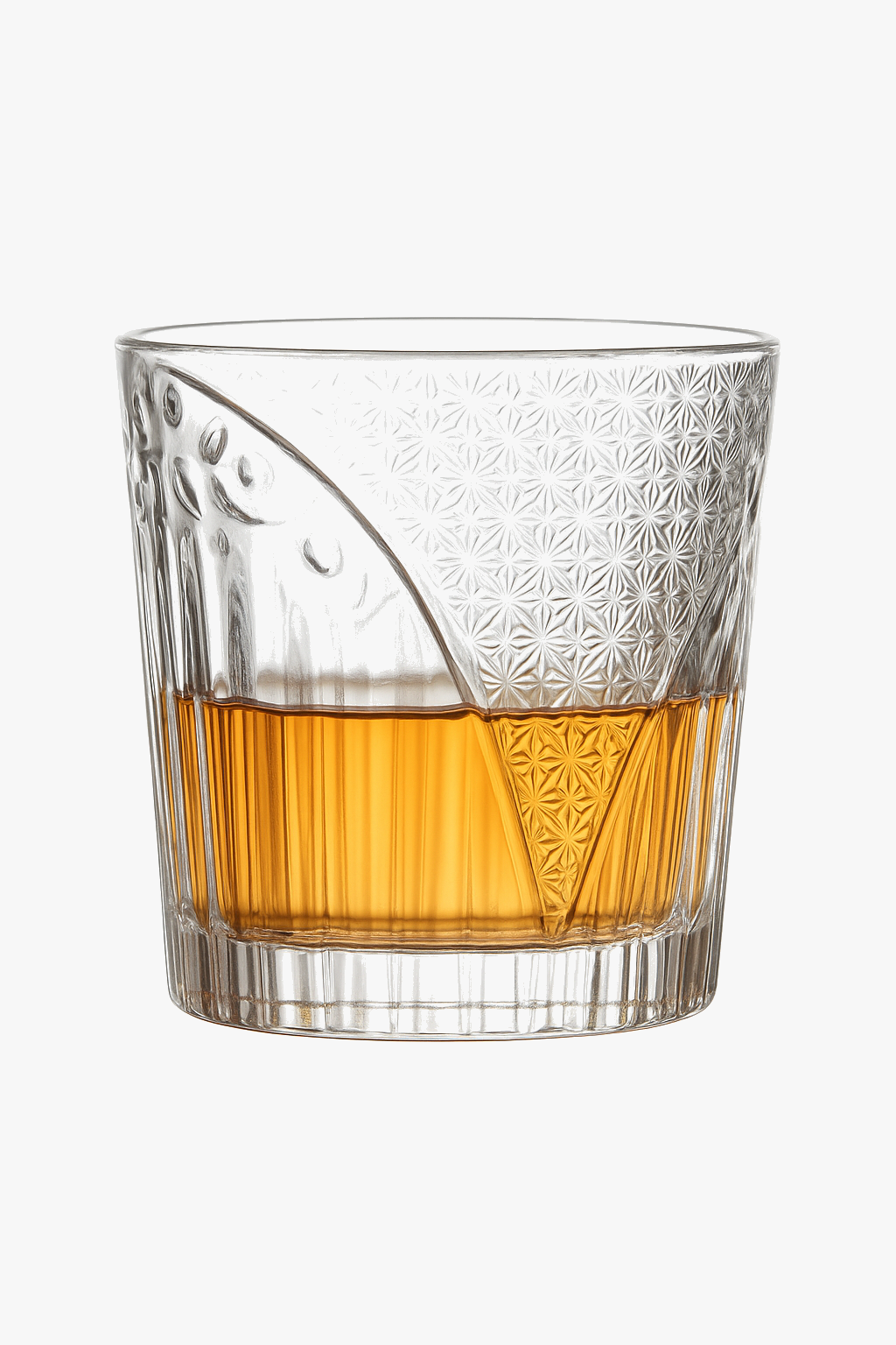 Verres whisky design relief verre resistant cocktails