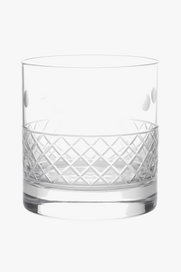 Verres whisky old fashioned facetté 380ml lot 2