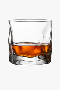 Verres whisky old fashioned motif relief élégants