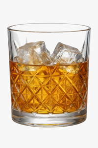 Verres à whisky old fashioned texturés lot 4