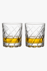 Verres whisky relief style luxe lot de deux