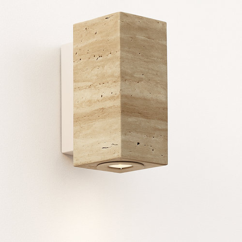 Wabi Sabi – applique murale Led en marbre jaune
