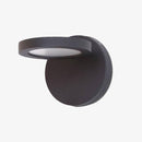 Applique murale LED noire avec disque moderne Wall