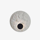 Applique murale design LED disque blanc minimaliste