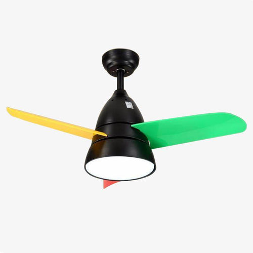 Ventilateur de plafond pour enfant à pales colorées Sove - vue 2 sur 8