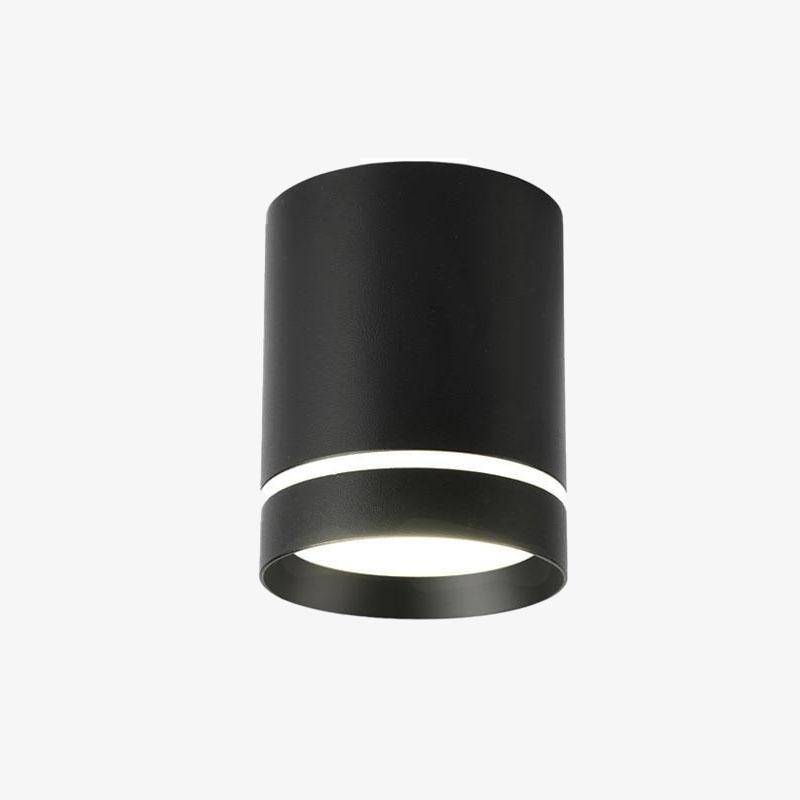 Spot moderne LED cylindre métal coloré Loft
