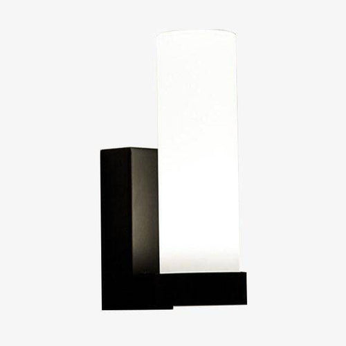 Applique murale design LED en métal avec verre cylindrique - vue 2 sur 11