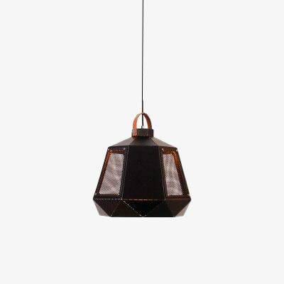 Suspension design en aluminium et bois Dining