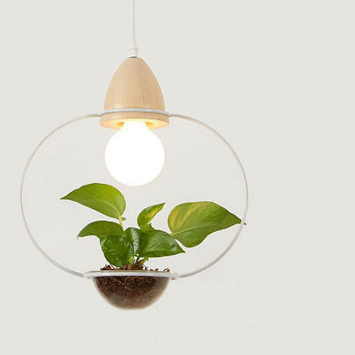 Suspension LED art déco avec des plantes Mira - vue 8 sur 10