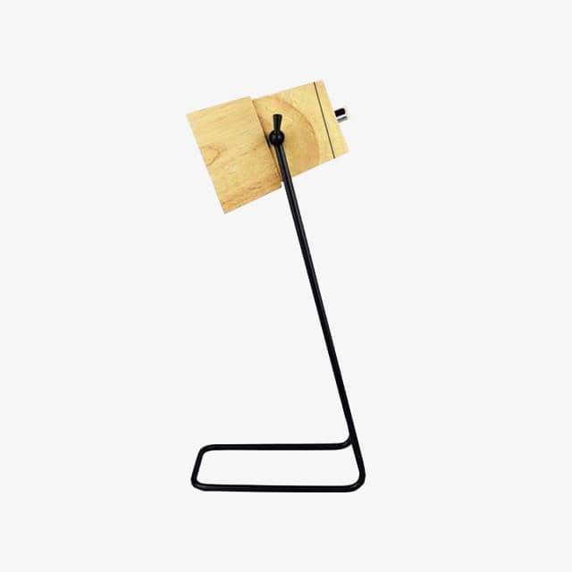 Lampe de bureau ou de chevet en bois ajustable Wood