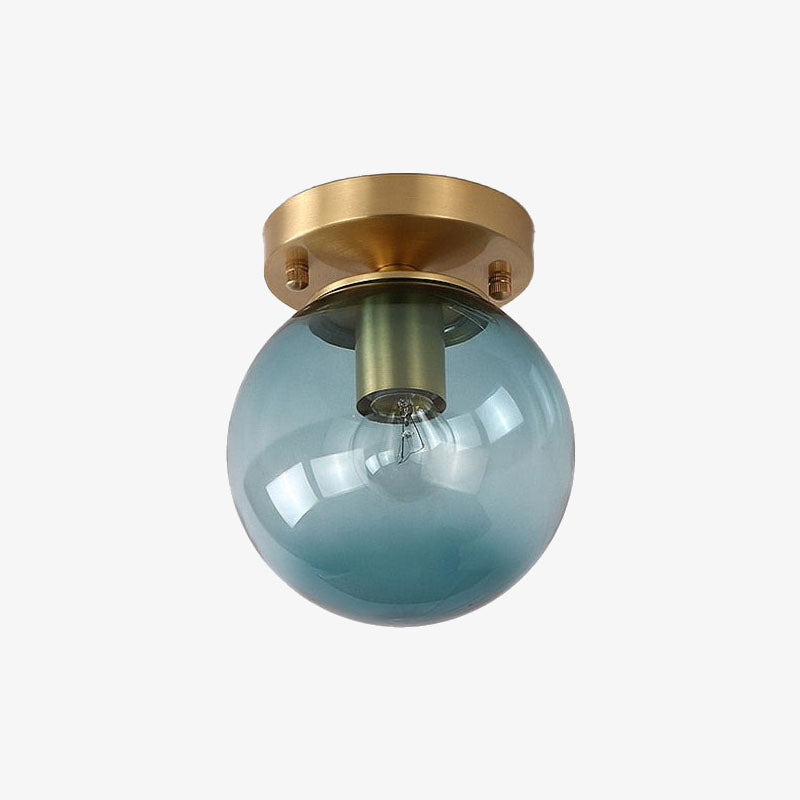 Plafonnier moderne avec abat-jour en verre luxury Diara