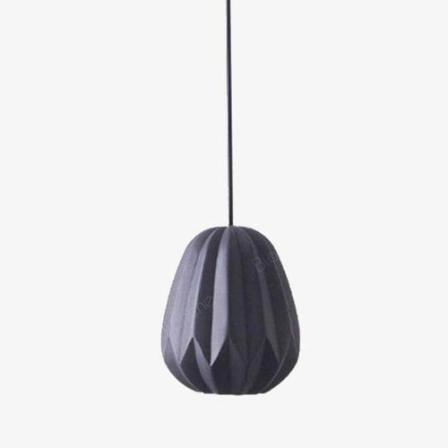 Suspension design LED en résine colorée style Hang - vue 2 sur 11