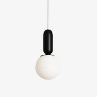 Suspension design moderne tube arrondis de couleur