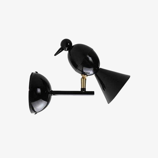 Applique murale moderne LED en forme d'oiseau géométrique