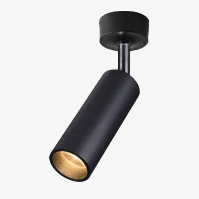 Spot moderne LED cylindre en aluminium Rail - vue 2 sur 6