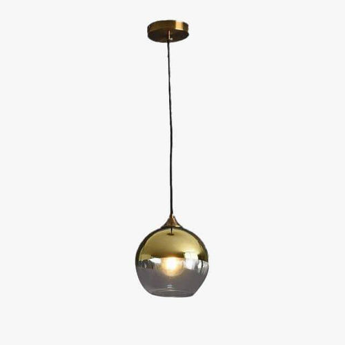 Suspension design LED avec boule en verre fumé Loft - vue 2 sur 15