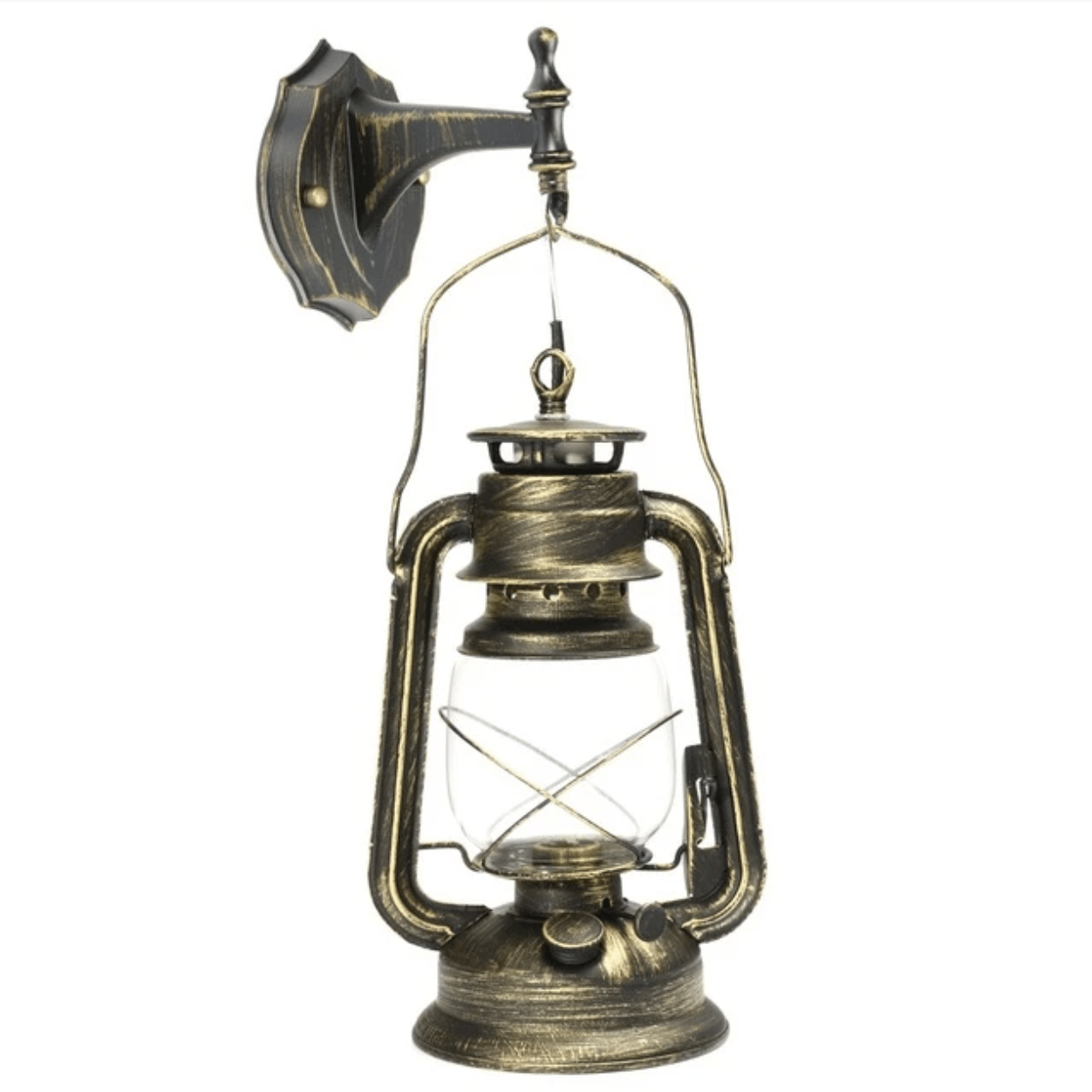 Applique murale antique rustique Retro Kerosene - vue 2 sur 5