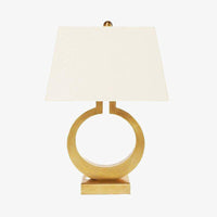 Lampe à poser design LED en métal doré avec abat-jour triangulaire Lampara