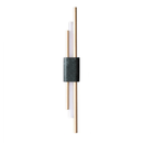 Applique murale design LED en marbre avec tube doré Sconce