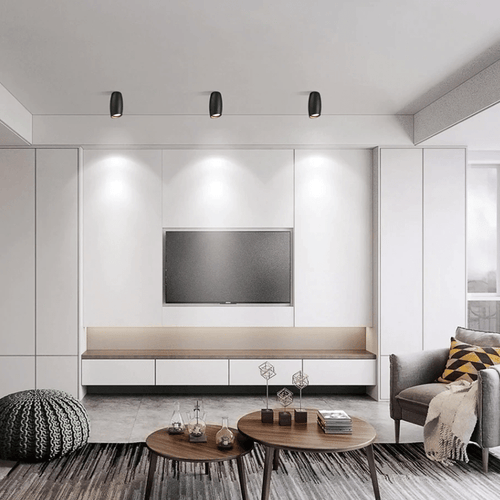 Spot moderne LED allongé aux bords arrondis Loft - vue 3 sur 5