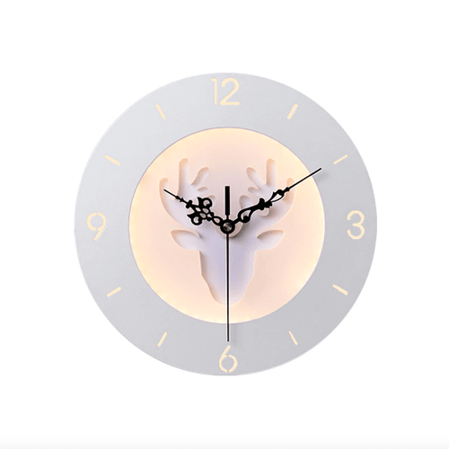 Horloge murale ronde style moderne aux motifs animaux 25cm - vue 3 sur 8