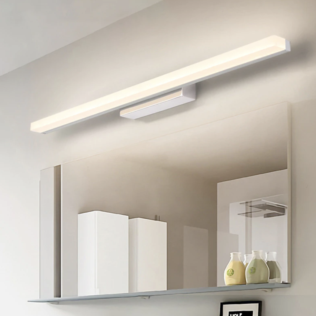 Applique murale moderne LED rectangulaire pour miroir Greicy - vue 3 sur 5