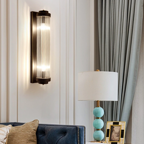 Applique murale moderne et allongée en cristal luxury Alleya - vue 5 sur 7