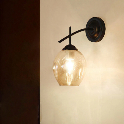 Applique murale design industriel avec boules en verre Indoor - vue 3 sur 6
