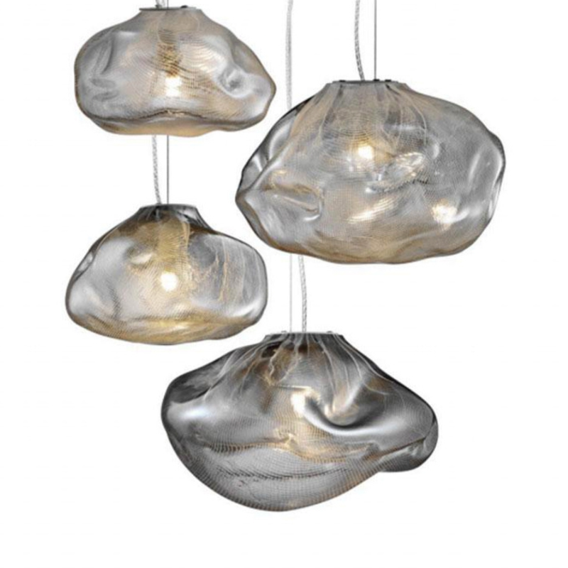 Suspension design en verre déformé Marsden - vue 4 sur 8