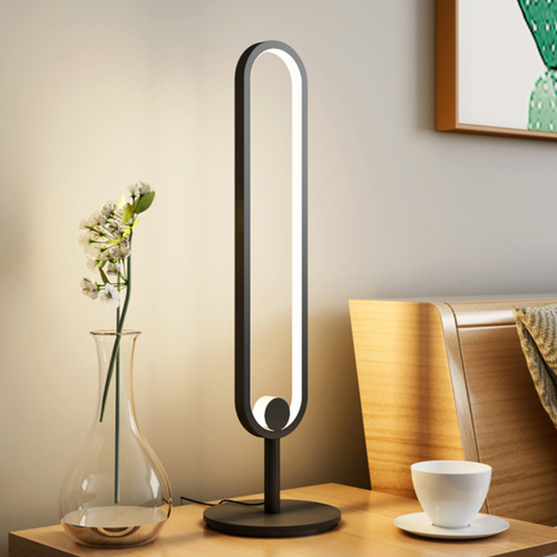 Lampe à poser industriel LED minimaliste en métal Hevenly - vue 3 sur 8