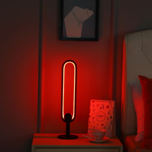 Lampe à poser industriel LED minimaliste en métal Hevenly - vue 6 sur 8