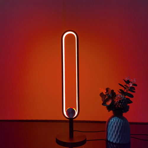 Lampe à poser industriel LED minimaliste en métal Hevenly - vue 5 sur 8