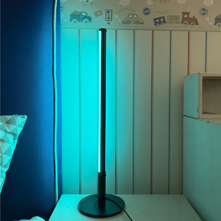 Lampe à poser industriel LED minimaliste en métal Hevenly - vue 6 sur 8