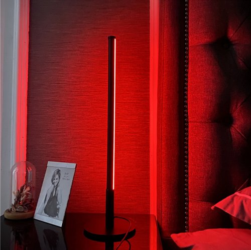 Lampe à poser industriel LED minimaliste en métal Hevenly - vue 8 sur 8