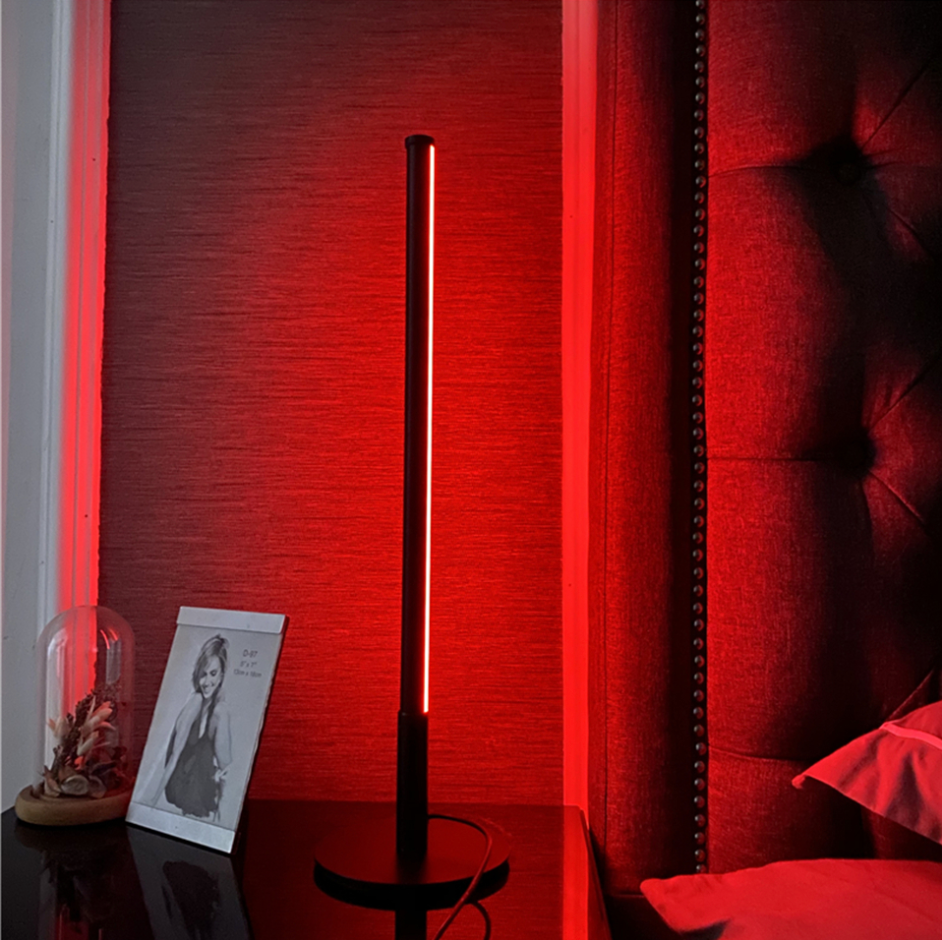 Lampe à poser industriel LED minimaliste en métal Hevenly - vue 7 sur 8