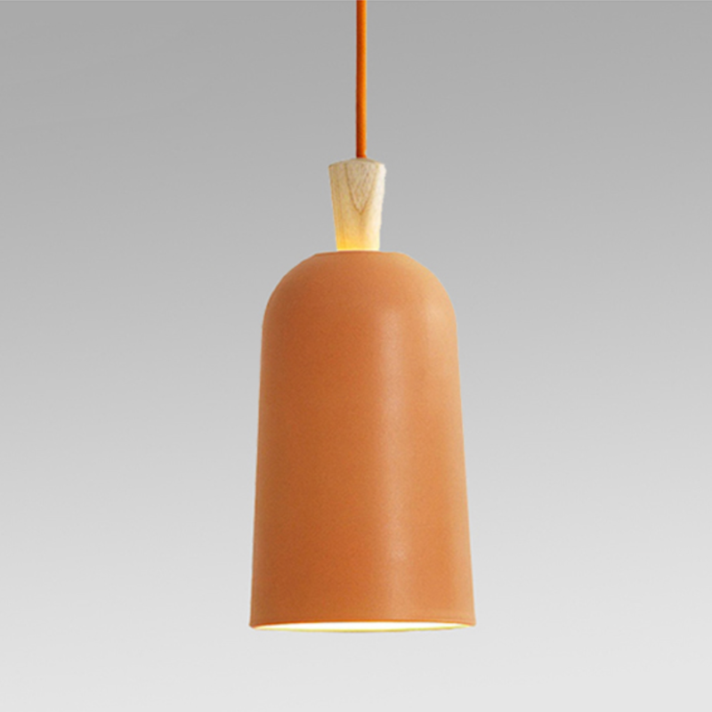 Suspension scandinave avec abat-jour en métal et bois Maloe - vue 6 sur 10