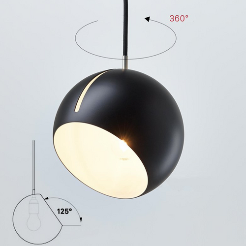 Suspension design à LED en forme de boule dirigeable colorée Hanging - vue 6 sur 9
