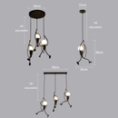 Suspension design à LED bonhomme suspendu Human