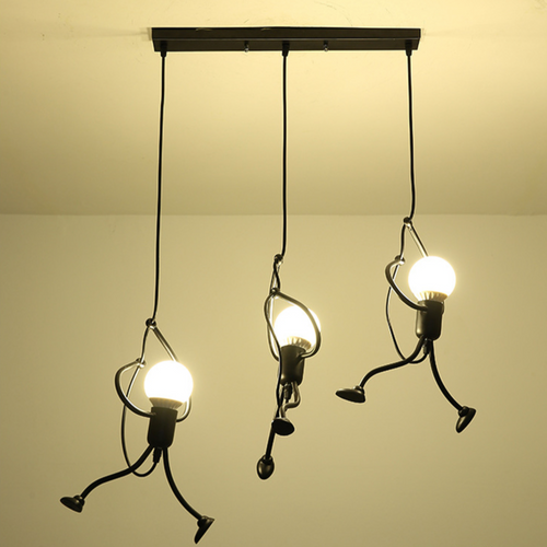 Suspension design à LED bonhomme suspendu Human - vue 8 sur 8