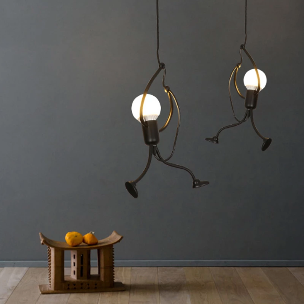 Suspension design à LED bonhomme suspendu Human - vue 3 sur 8