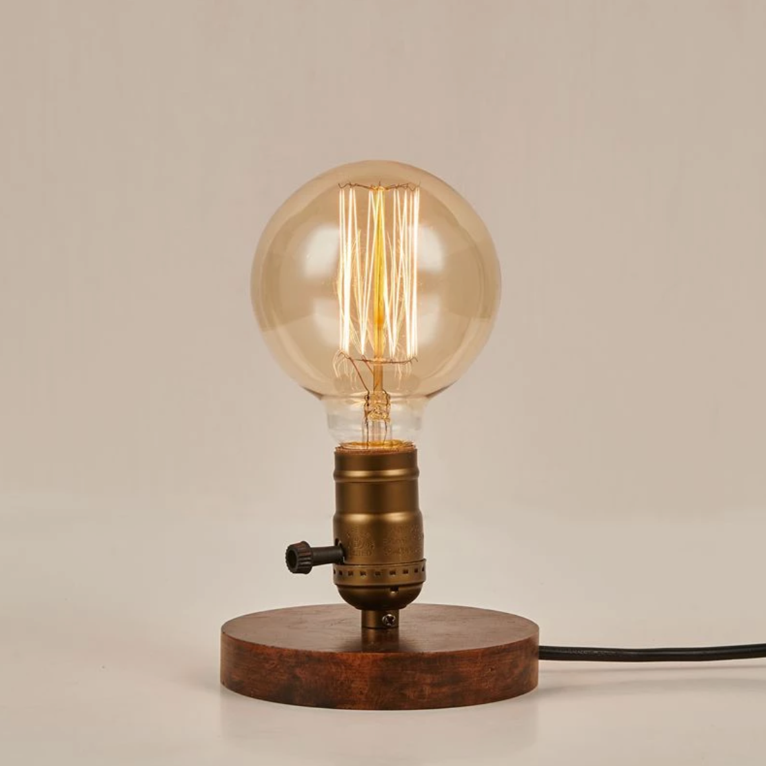 Lampe de chevet Vintage Edison Deco Coffee - vue 2 sur 6