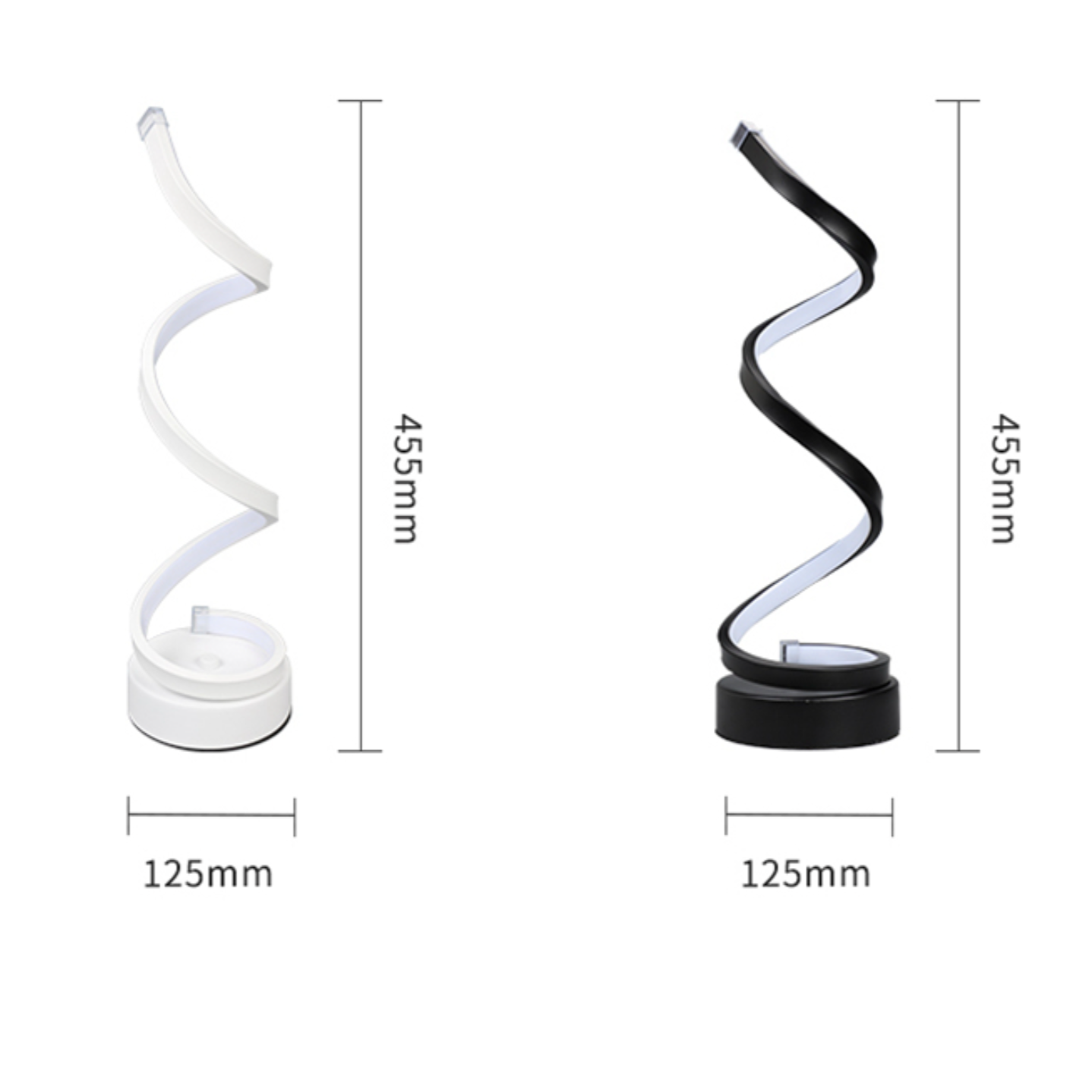 Lampe à poser LED design en spirale Dormitory - vue 4 sur 4
