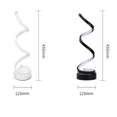 Lampe à poser LED design en spirale Dormitory - vue 5 sur 4