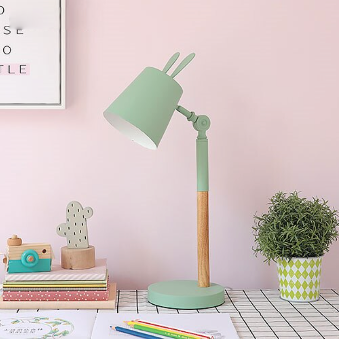 Lampe de bureau ou chevet colorée à oreilles de lapin Rabbit - vue 5 sur 9