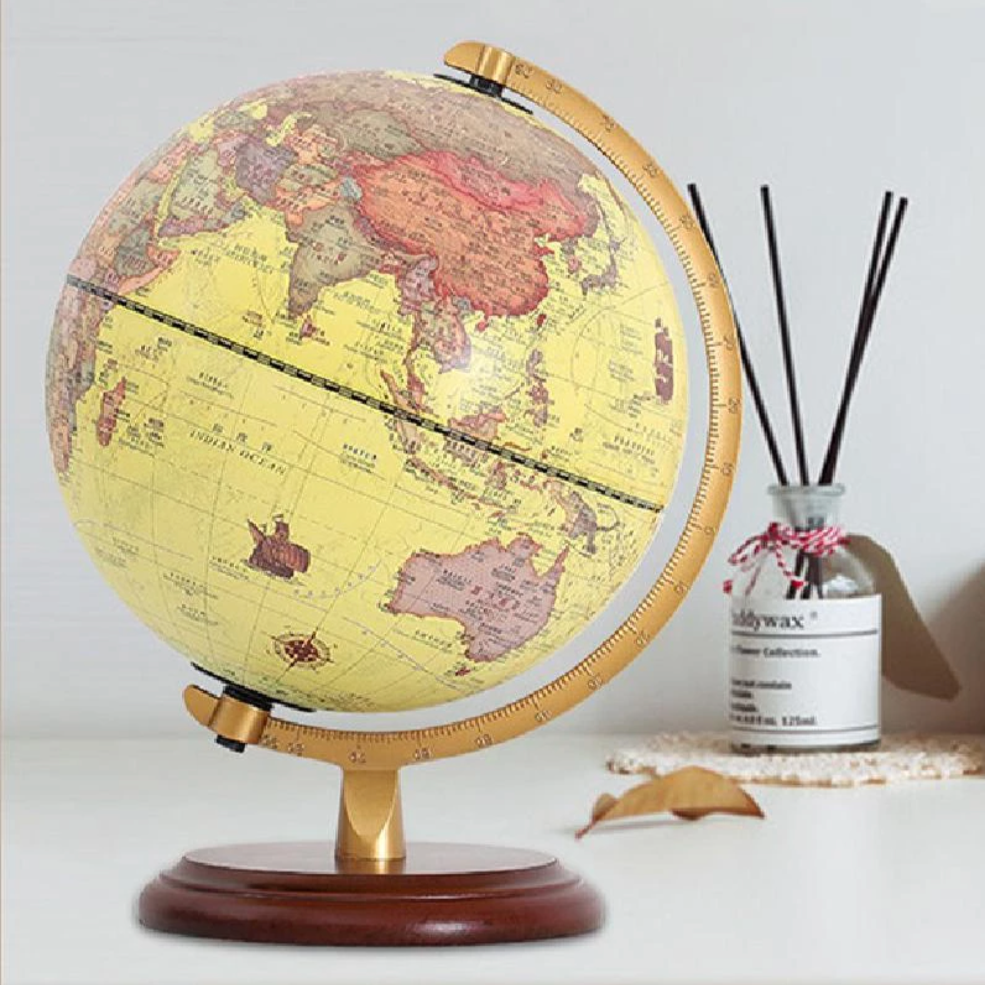 Lampe de chevet LED en globe terrestre - vue 2 sur 4
